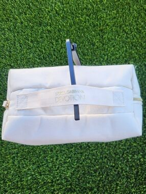 Dolce & Gabbana Devotion Cream Cosmetic Pouch with Gold Logo